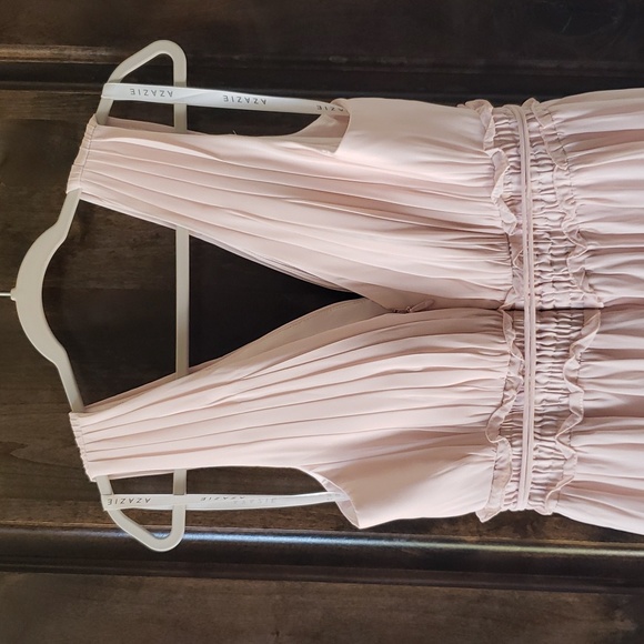 Azazie Kensington Bridesmaids Dress in Blushing Pink - Picture 10 of 14
